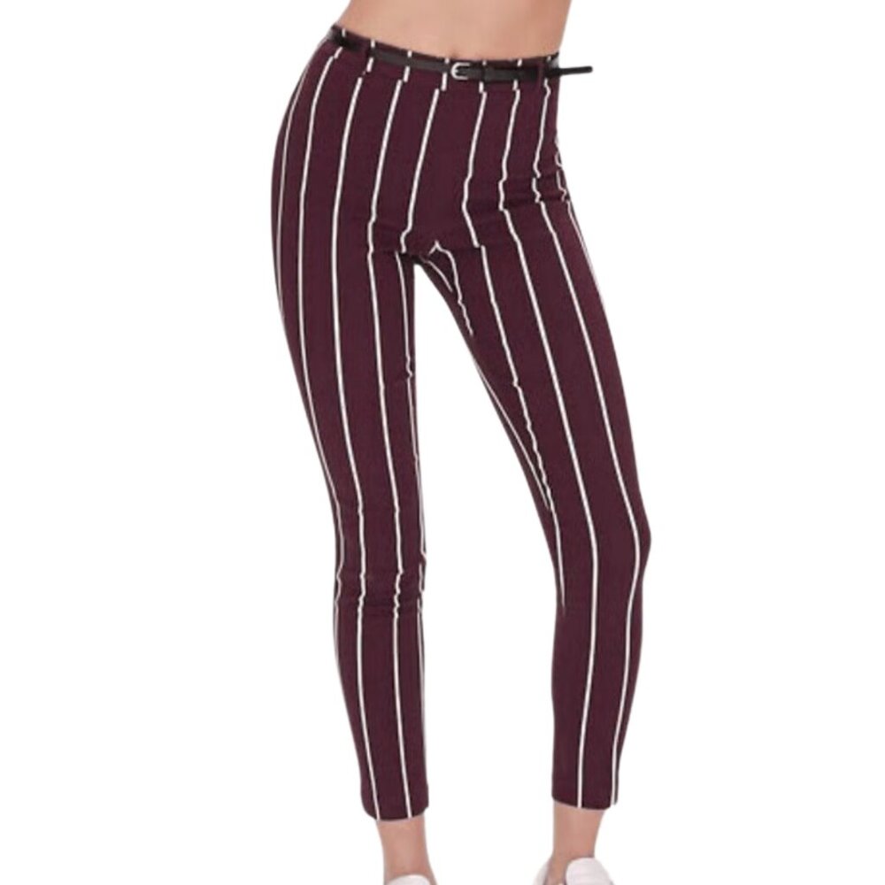 Forever 21 Striped Skinny Harper Pants